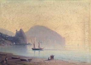 Morning mists over Ayu Dag by Ivan Konstantinovich Aivazovsky