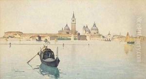 View from the Lagoon by Giuseppe Vizotto Alberti