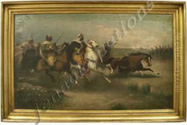 Arabs On Horseback - view 1