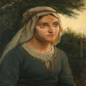 Bedouin Girl In A Green Dress