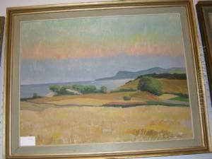 Ronnstrom, Olja, Kustlandskap, 1941. 72x55 Ronnstrom, Olja, Kustlandskap, 1941. 72x55
