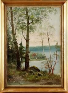 Insjovikmed Kvinna by Isidor Tornstrom