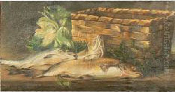 Natura Morta Con Pesci E Canestro - view 1