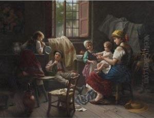 Blowing Bubbles by Giovanni Battista Torriglia