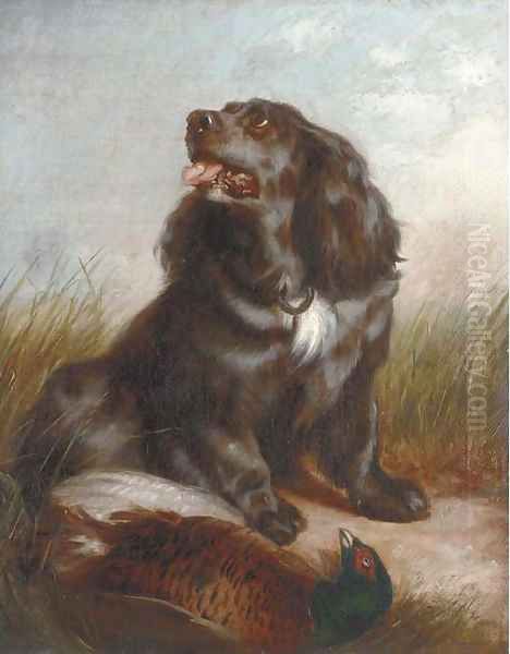 Guarding the pheasant - view 1