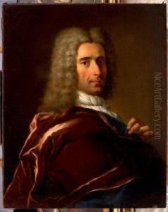 Portrait D'homme A La Draperie De Velours Mauve Portrait D'homme A La Draperie De Velours Mauve