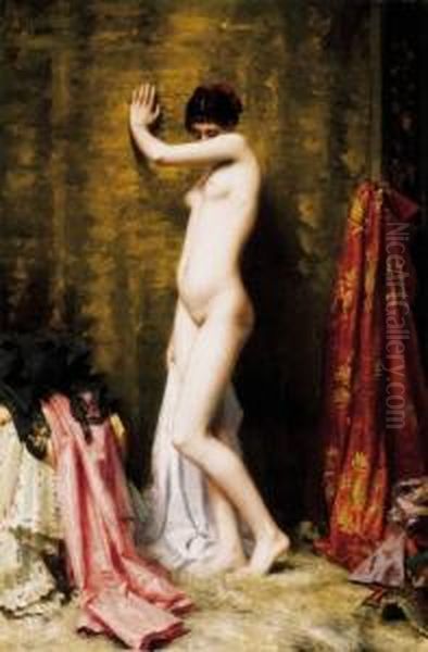 Parisian Model In The Painter's Studio - view 1