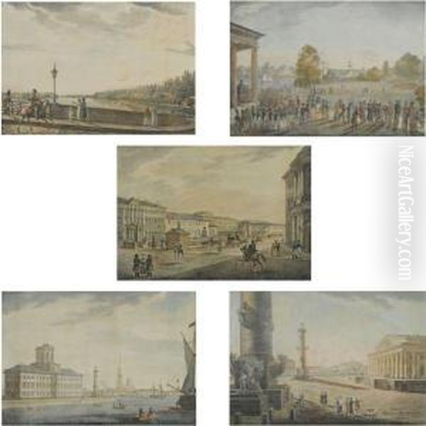 A Group Of Twenty-five Views Of St. Petersburg - view 1