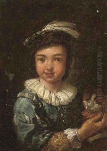 Portrait of a boy by Antonio Amorosi