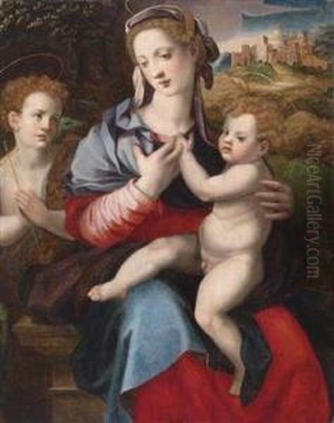 Madonna And Child With The Infant Saint John - view 1