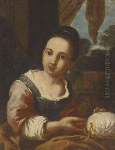 A seamstress by Antonio Amorosi