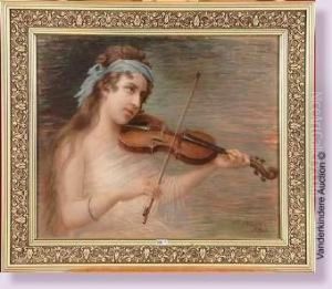 La Reine Elisabeth De Belgique Au Violon