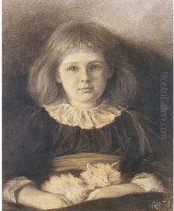 Nina Con Gato by Mary D. Tothill