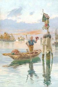 Paying homage at the lagoon shrine, Venice