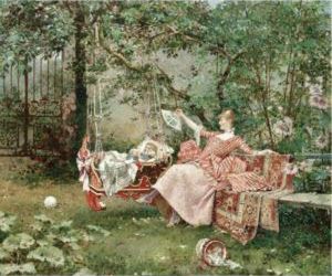 L'enfant S'endort by Edouard Toudouze