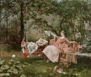 Maternal Cares by Edouard Toudouze