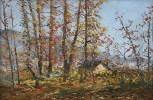 Herbstlandschaft by Simon Alexandre Toudouze