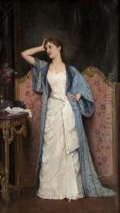 Jeune Femme Dans Un Interieur
