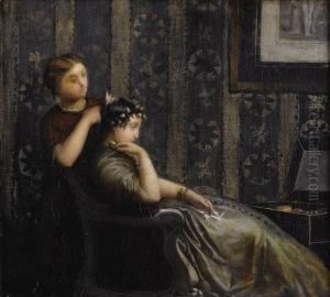 Interior by Toulmouche Auguste