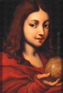 Salvator Mundi by School Of Antwerp