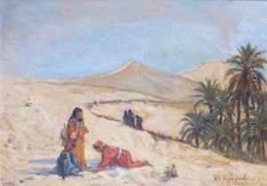 Conversation A Oued Souf En Algerie by Renee Tourniol