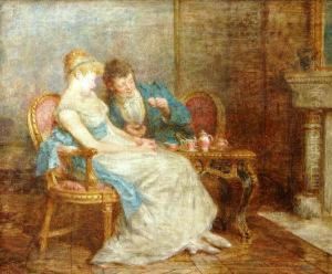 Afternoon Tea by Alfred Holst Tourrier