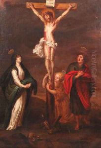 The Crucifixion by School Of Antwerp