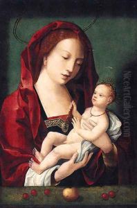 The Virgin and Child by School Of Antwerp