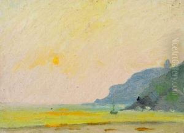 Coucher De Soleil Sur La Plage, Carteret - view 1