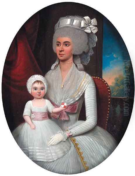 Group Portrait of a Mother and Child - view 1