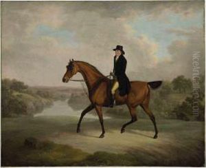 William Yates, Esq. Of Springfield On His Favorite Roadster by Charles Towne