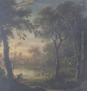Landscape With Cattle And Herdsmen