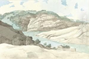 Mount Edgcumbe, Cornwall by Francis Towne