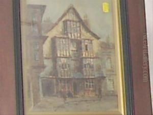 Townsend, Rwa 'theold Mansion House On The Pithay, Now Demolished', Bristolwatercolour Signed Lower Left 29.5cm X 24.5cm