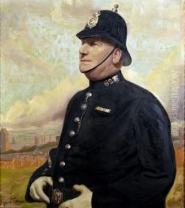 Pc 62, Jack York, Half Length Portrait by Ernest Townsend