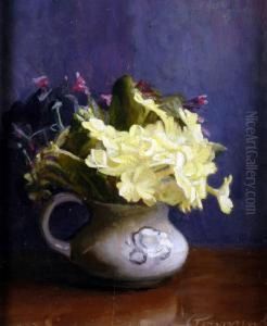 Still Life, Flowers In A Jug by Ernest Townsend