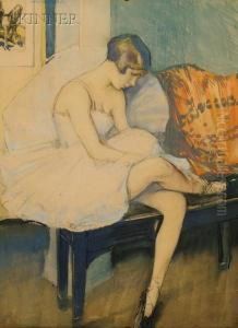 Seated Dancer by Harry Everett Townsend