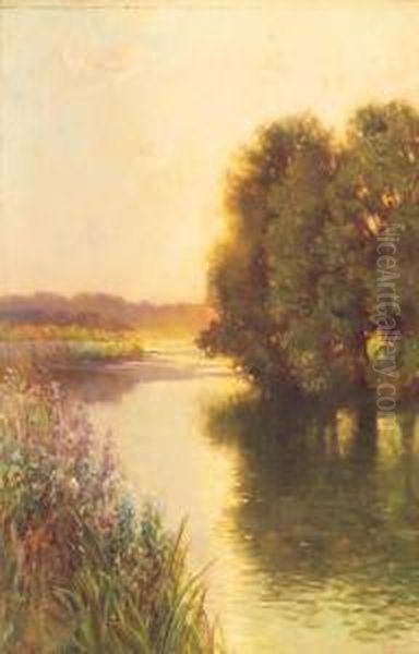 Evening Glow On The Avon; And The End Of Autumn, Burnham Beaches - view 1