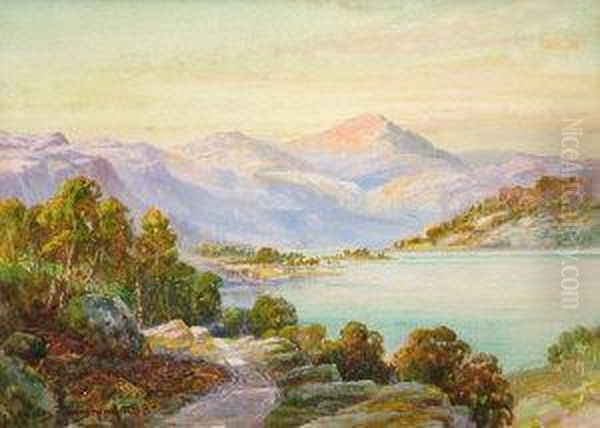 Vista Of A Highland Loch - view 1