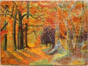 Autumn ForestScene by Channel Pickering Townsley