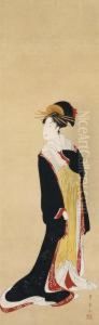 Standing Beauty by Utagawa Toyohiro