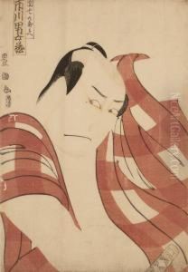 The Actor Ichikawa Omezo I In The Role Of Danshichi Kurobei by Toyokuni