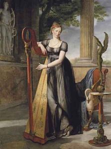 Portrait of Marie-Denise Smits nee Gandolphe by Antoine Jean Joseph Ansiaux