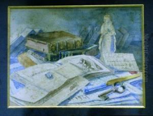 Nature Morte Aux Livres by Antonie Trachel