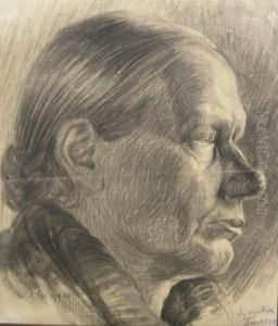 Portret Kobiety by Symche Trachter