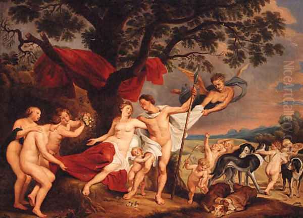 Venus and Adonis - view 1