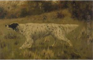 Bird Dog On Point by John Martin Tracy