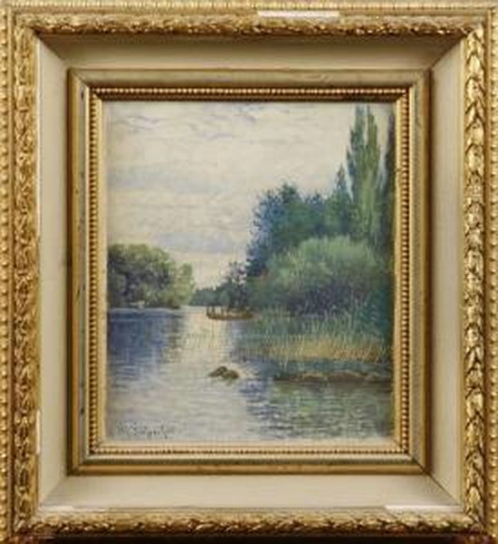 Landskap Med Vattendrag - view 1