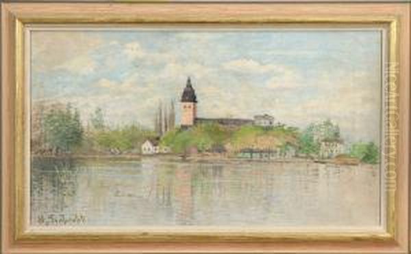 Domkyrkan I Strangnas, Signerad Hj Trafvenfelt - view 1