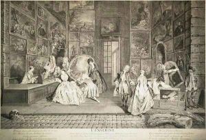 The Signboard of the Gersaint Gallery by Pierre-Alexandre Aveline